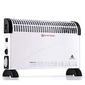 RRP £35.36 Convector Radiator Heater/Adjustable 3 Heat Settings