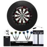 RRP £85.39 Engelhart - Mega Darboard set : Sisal Dartboard