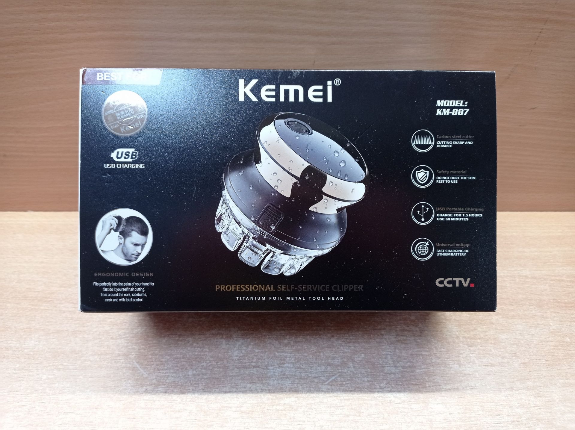 RRP £37.66 KEMEI Hair Clipper for Men - Image 2 of 2