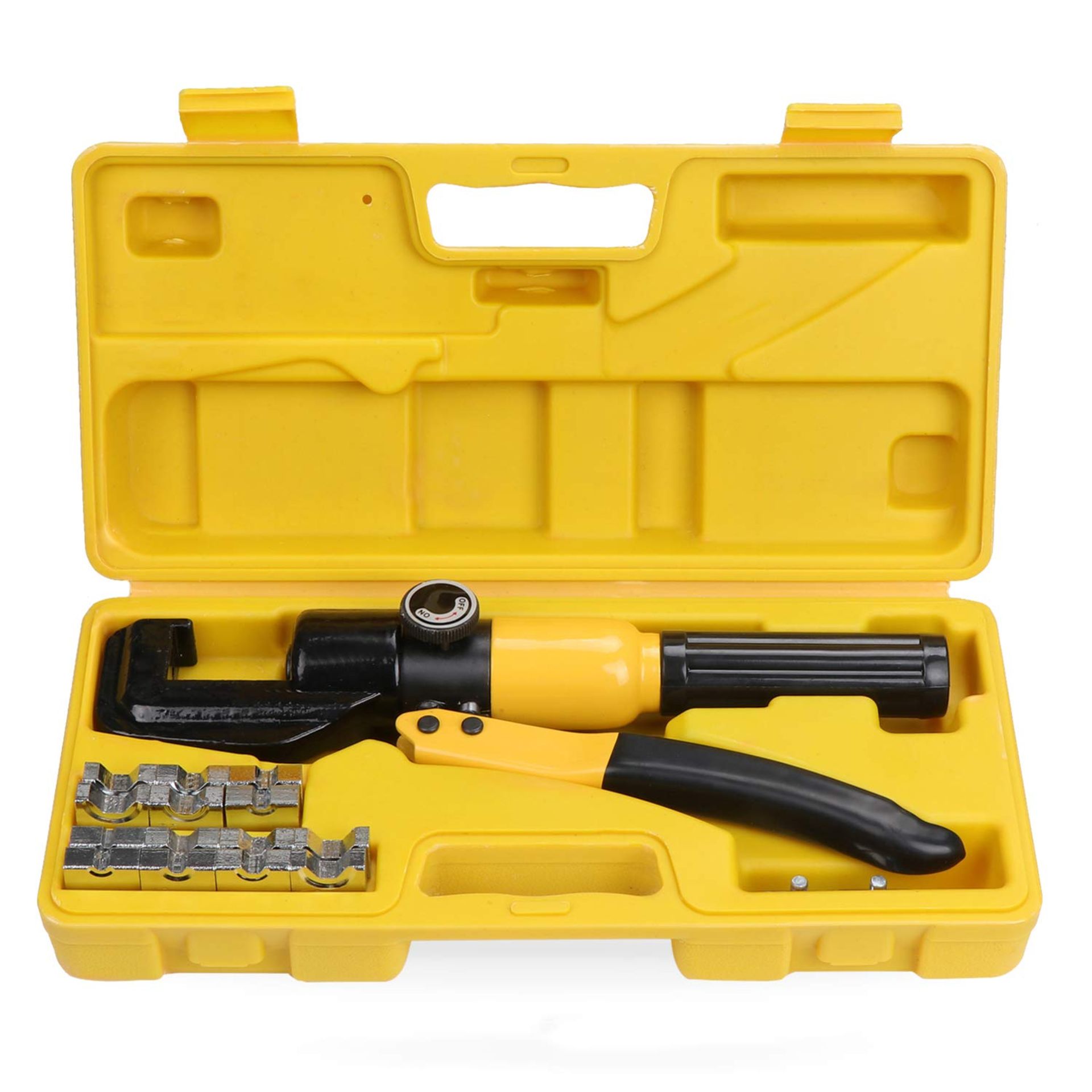 RRP £45.09 Aussel 10 Tons 9 Dies Hydraulic Crimper