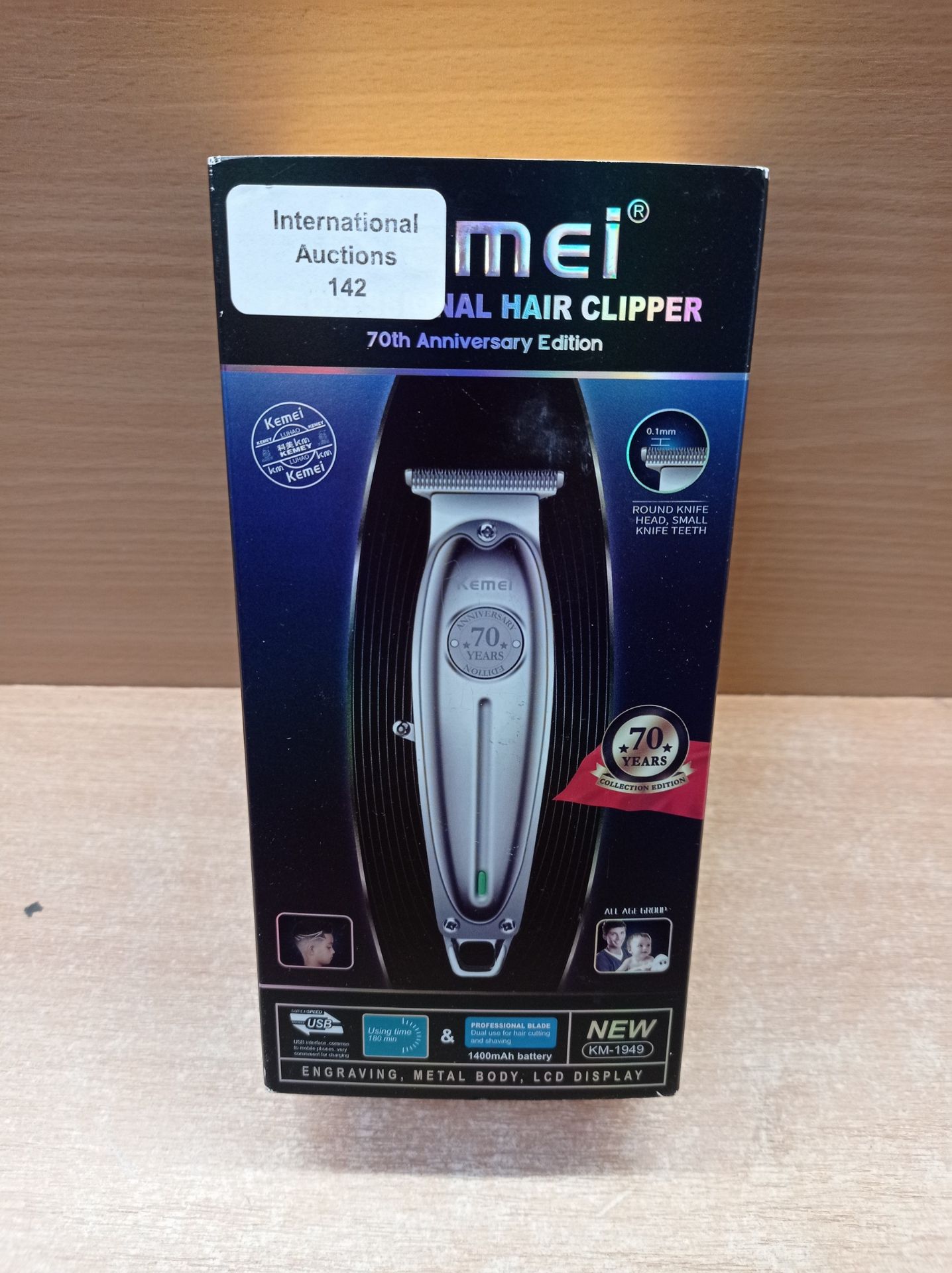 RRP £37.66 Kemei Professional Hair Clippers Beard Trimmer for - Image 2 of 2