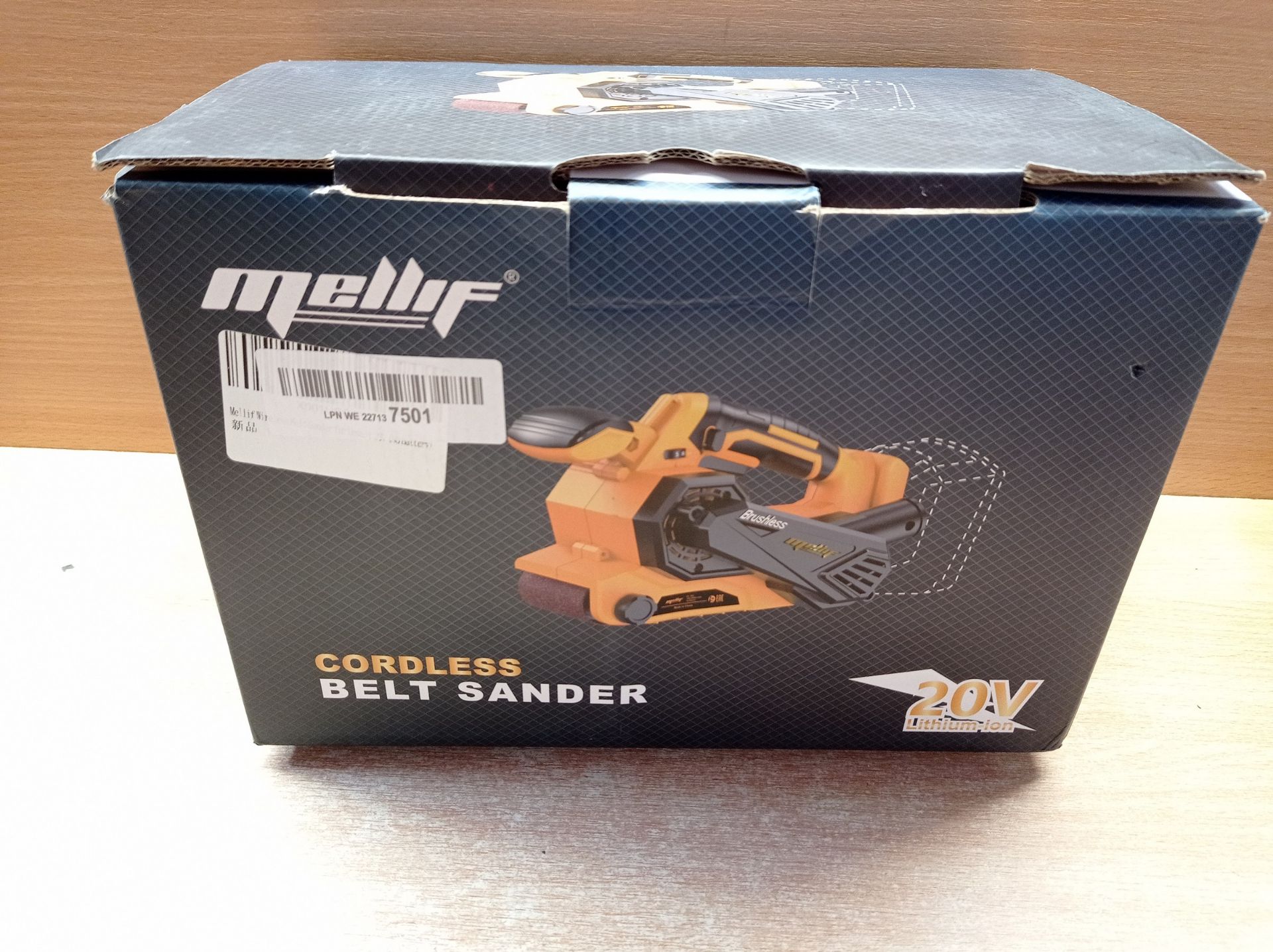 RRP £108.15 Mellif Cordless Belt Sander for Dewalt 20V Max Battery - Image 2 of 2