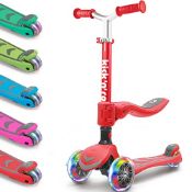 RRP £76.49 Kicknroll 2-in-1 Kick Scooter for Kids Ages 3-8