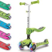 RRP £77.61 Kicknroll 2-in-1 Kick Scooter for Kids Ages 3-8