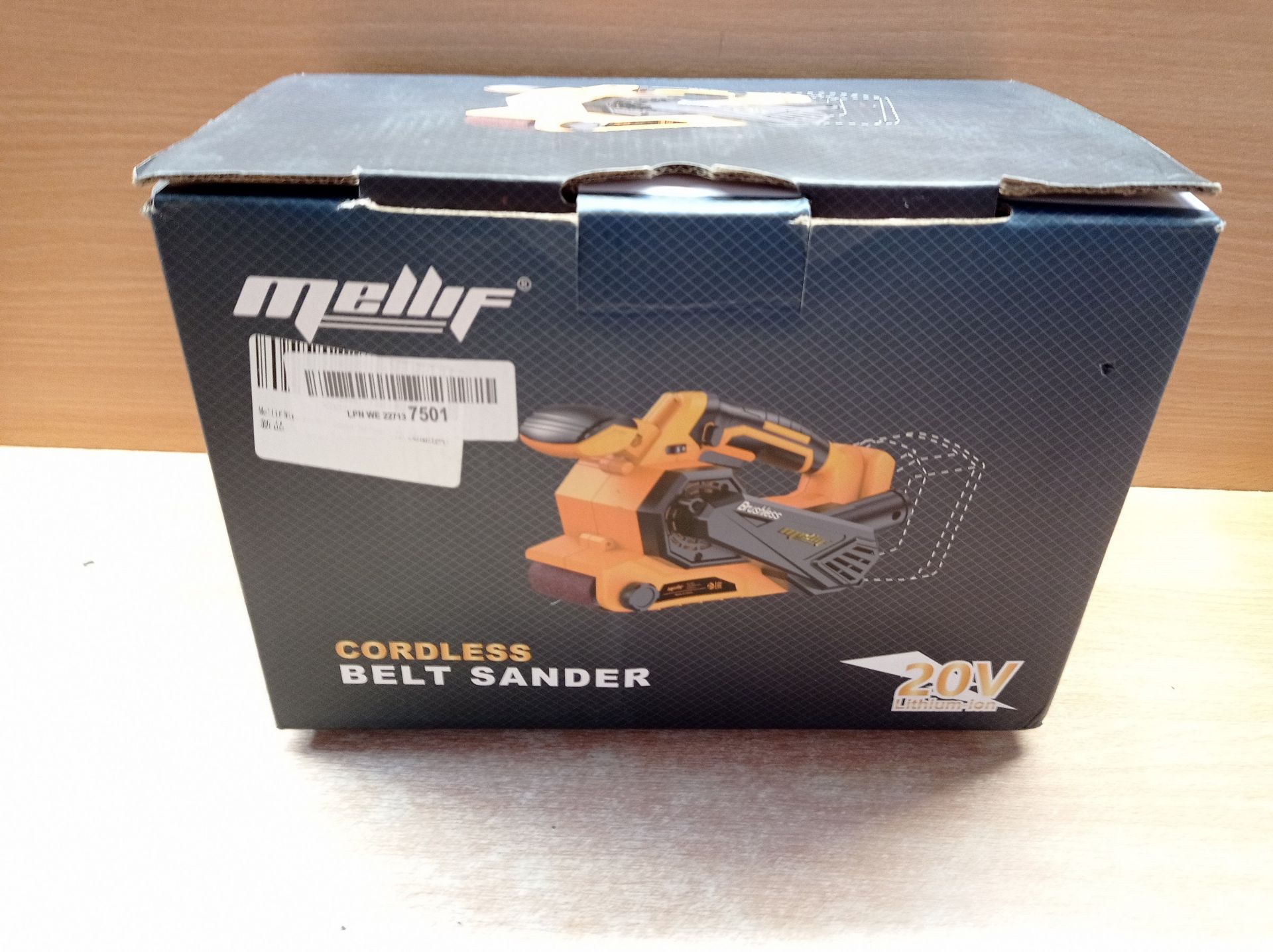 RRP £108.15 Mellif Cordless Belt Sander for Dewalt 20V Max Battery - Image 2 of 2