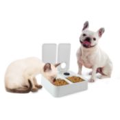 RRP £29.98 ALL FOR PAWS Automatic Meals Cat Feeder