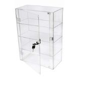 RRP £102.78 PC3721 1 High Gloss Clear Acrylic 3 Shelf Display