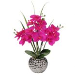 RRP £21.67 Hollyone Artificial Flowers Orchid Phalaenopsis Fake