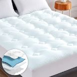 RRP £47.54 Hansleep Memory Foam Mattress Topper Kingsize Bed