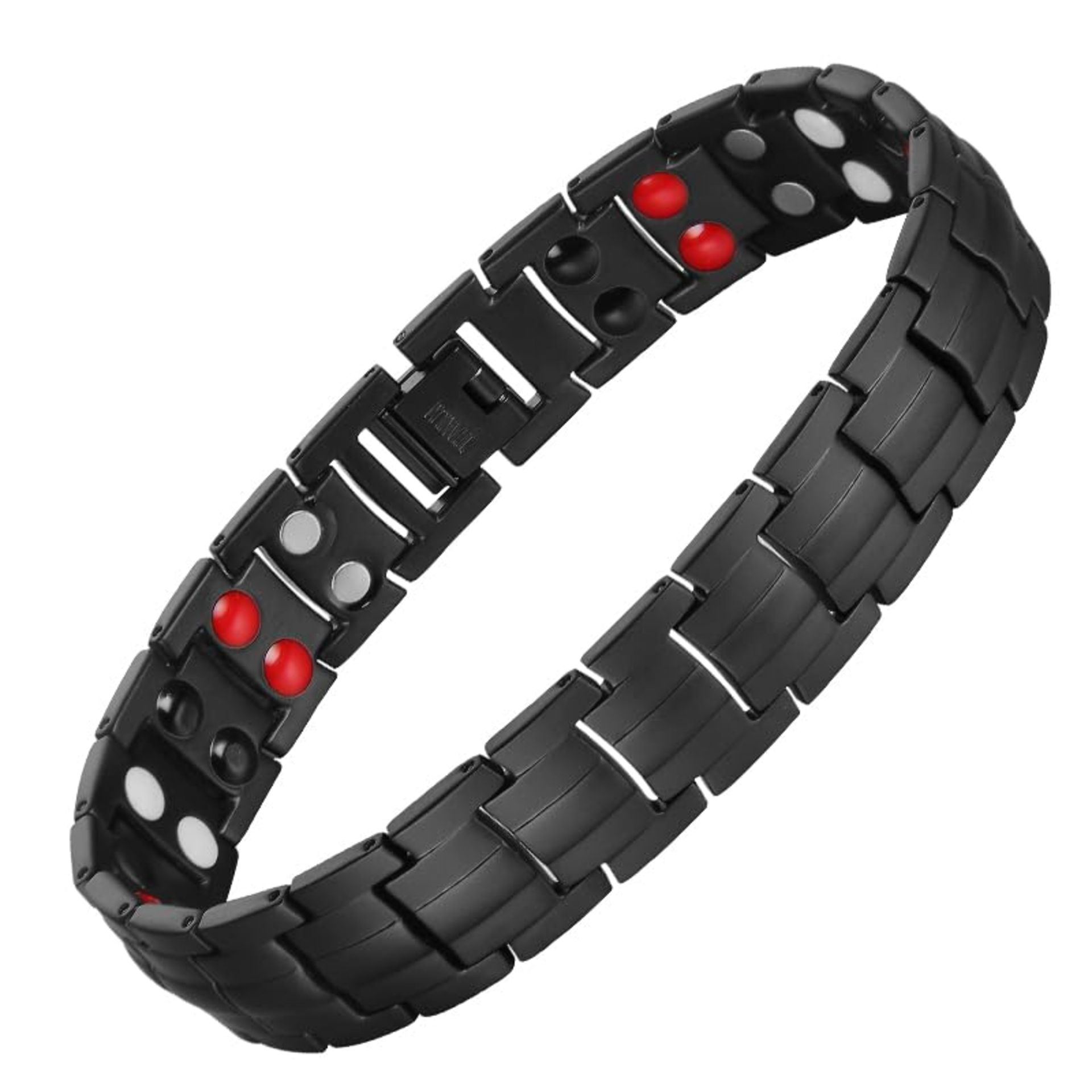 RRP £29.56 MagEnergy Magnetic Bracelet for Men Titanium Magnetic