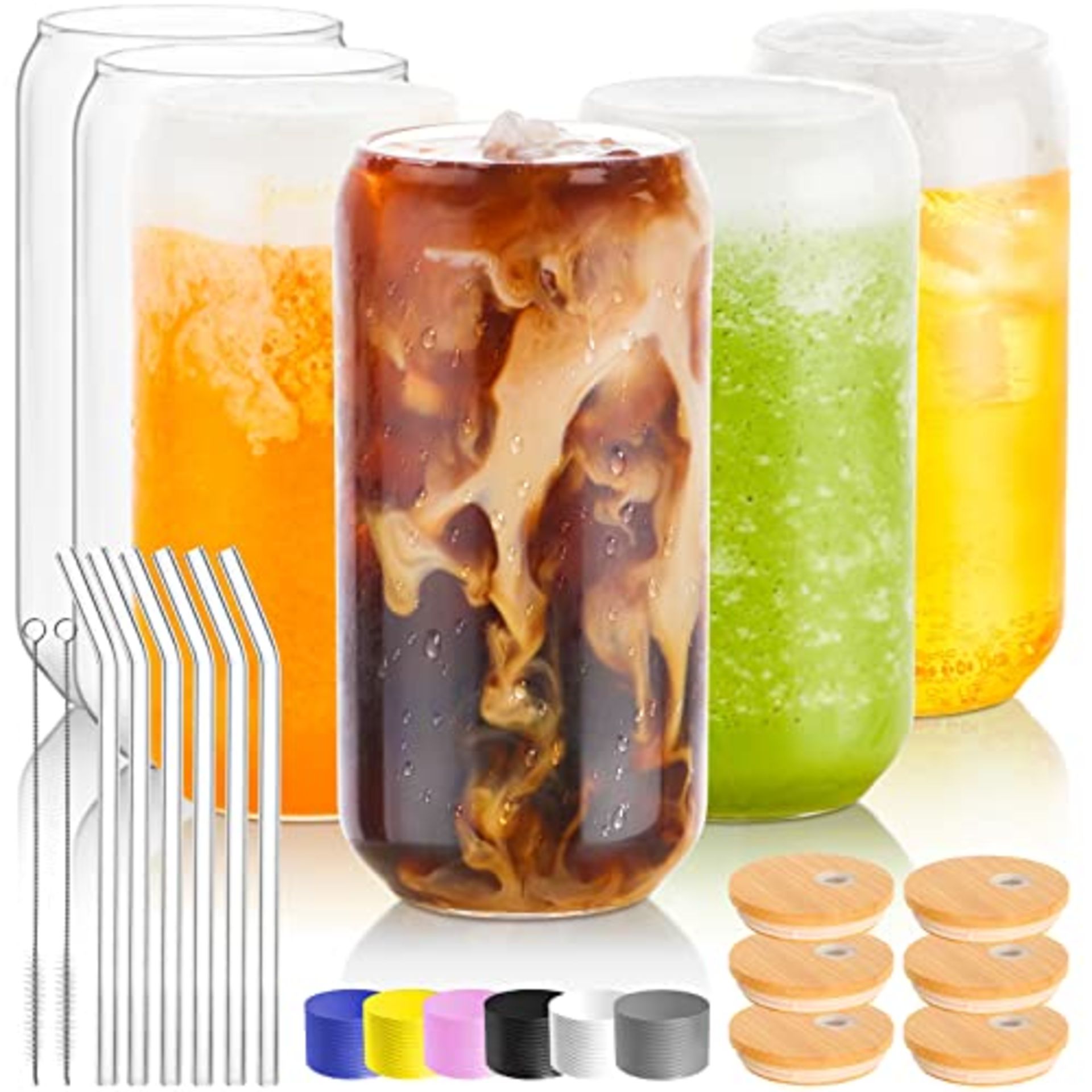 RRP £30.03 BEWAVE Drinking Glass Set of 6
