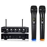 RRP £108.57 Sound Town 4 Channels Wireless Microphone Karaoke Mixer System with Optical