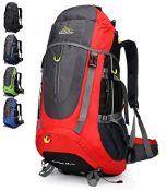 RRP £55.57 Doshwin 70L Backpack Trekking Camping Travel Hiking