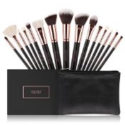 RRP £25.19 Docolor Pro Makeup Brushes Sets 15 Pieces Perfectly apply powder