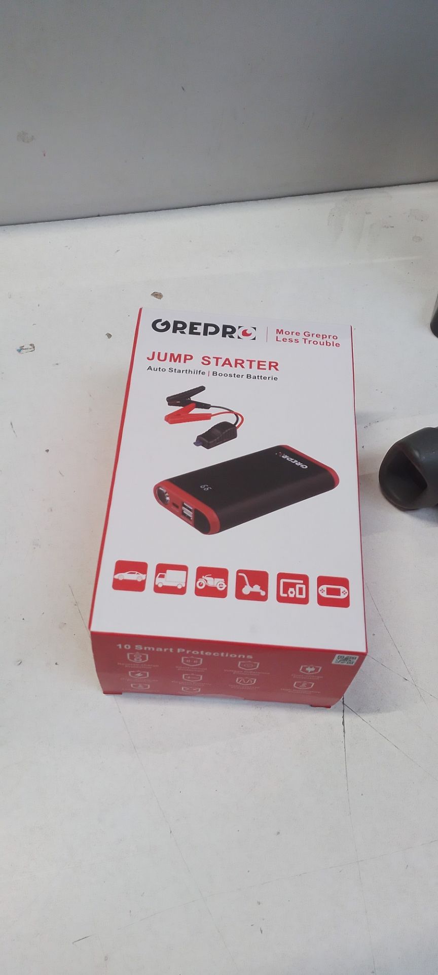 RRP £58.20 GREPRO 1500A Jump Starter Power Pack - Image 2 of 2