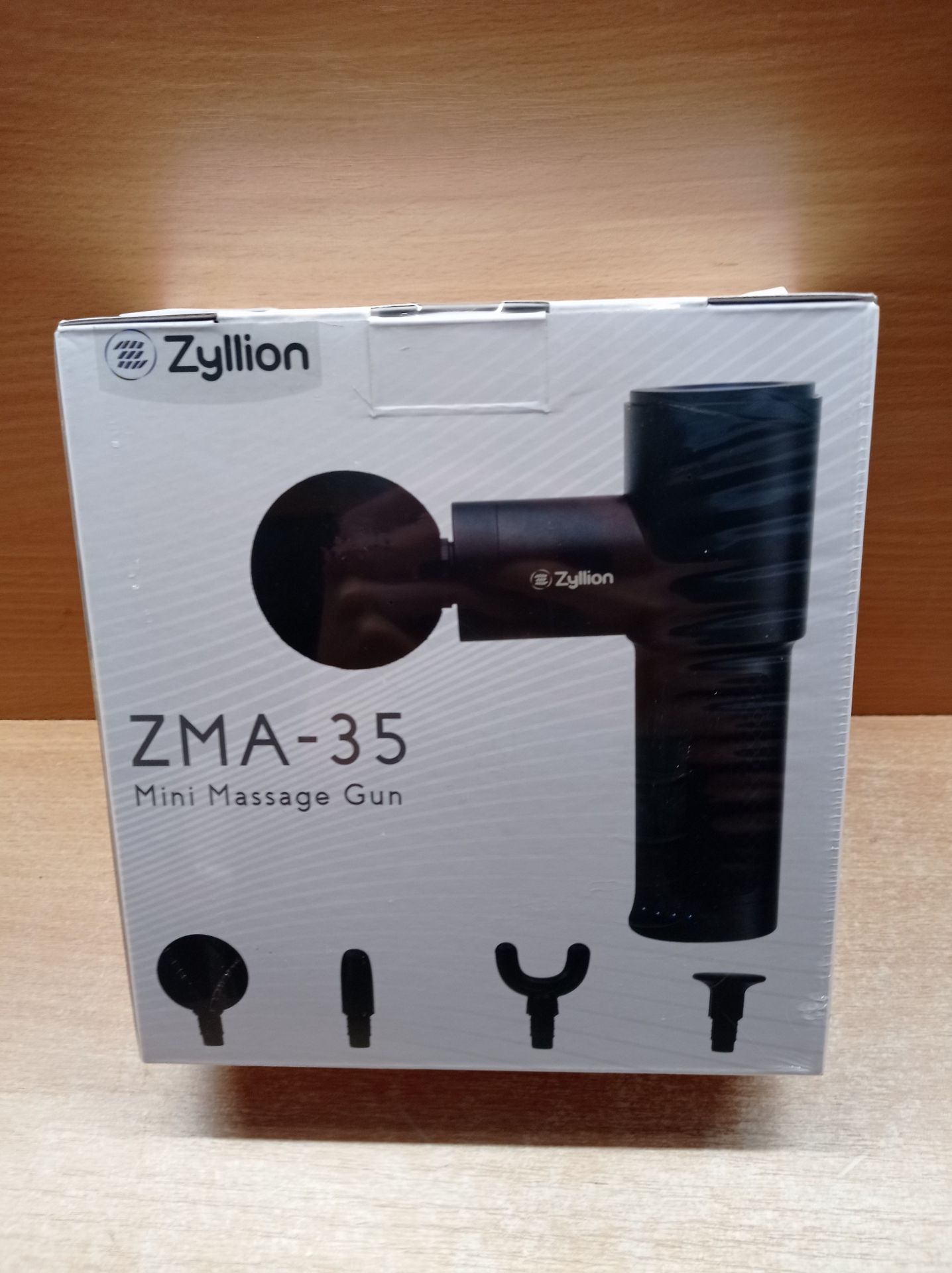 RRP £88.61 BRAND NEW STOCK Zyllion All-Metal Mini Massage Gun - Image 2 of 2