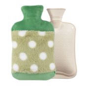 RRP £6.84 Hot Water Bottle with Soft Cover