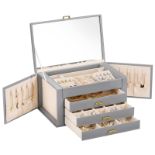 RRP £38.40 Emibele Jewelry Organizer with Frameless Mirror