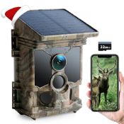 RRP £102.74 CEYOMUR Solar Wildlife Camera 4K 30fps