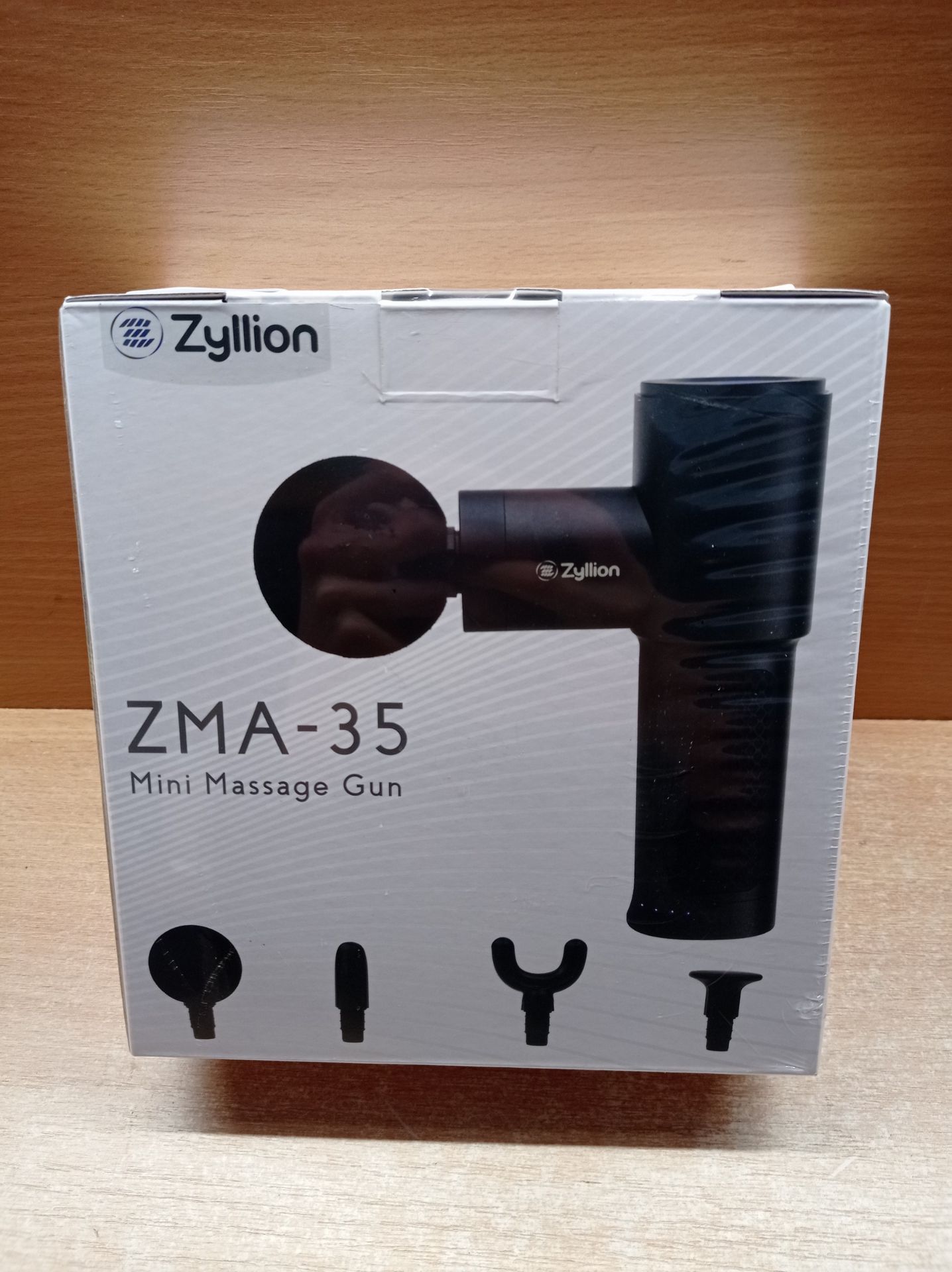 RRP £88.61 BRAND NEW STOCK Zyllion All-Metal Mini Massage Gun - Image 2 of 2