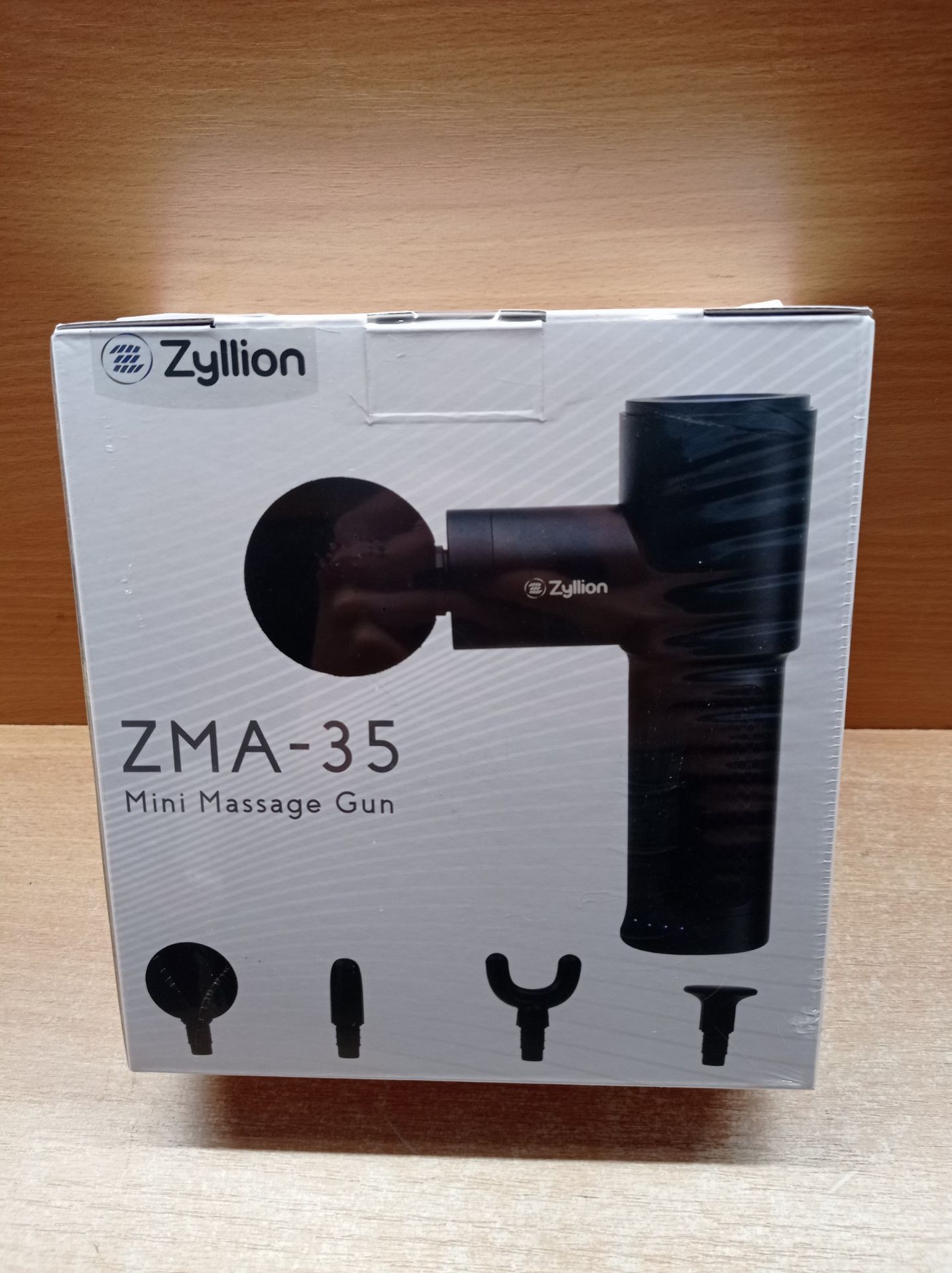 RRP £88.61 BRAND NEW STOCK Zyllion All-Metal Mini Massage Gun - Image 2 of 2