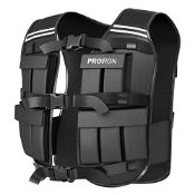 RRP £70.34 PROIRON Weighted Vest 20KG - Fully Adjustable Weight Vest for Men Women