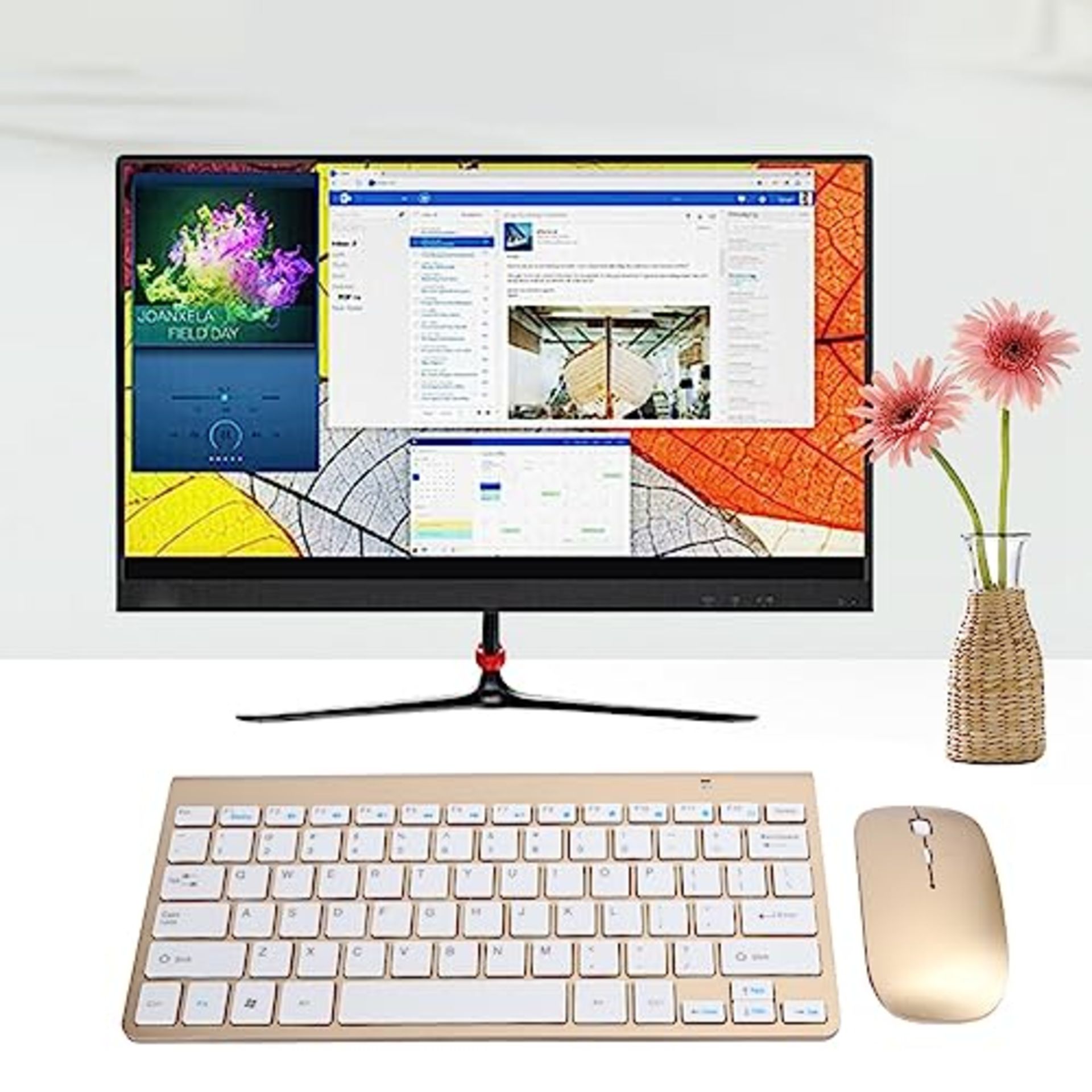 RRP £29.09 Cuifati Wireless Keyboard+Mouse Set