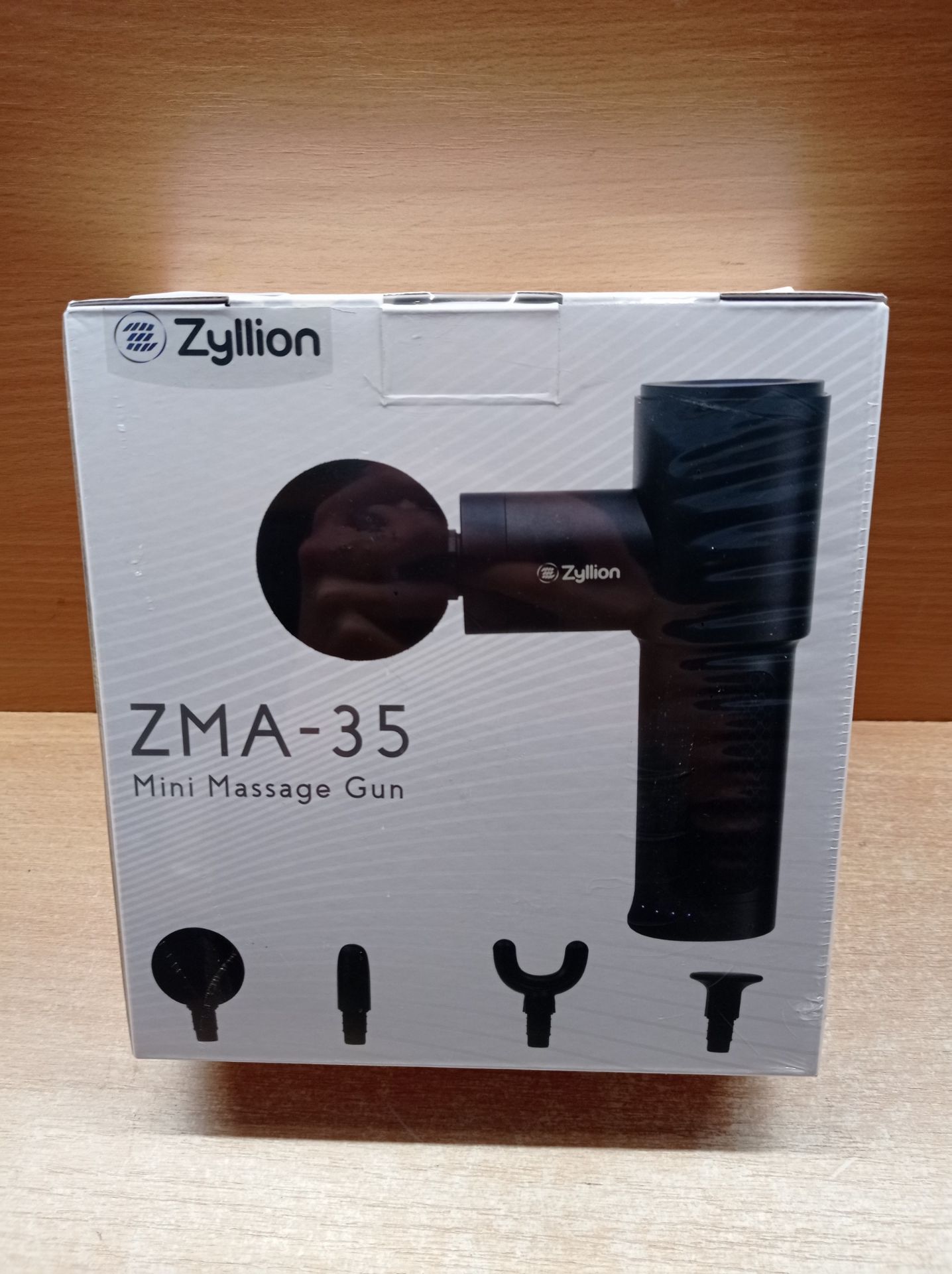 RRP £88.61 BRAND NEW STOCK Zyllion All-Metal Mini Massage Gun - Image 2 of 2