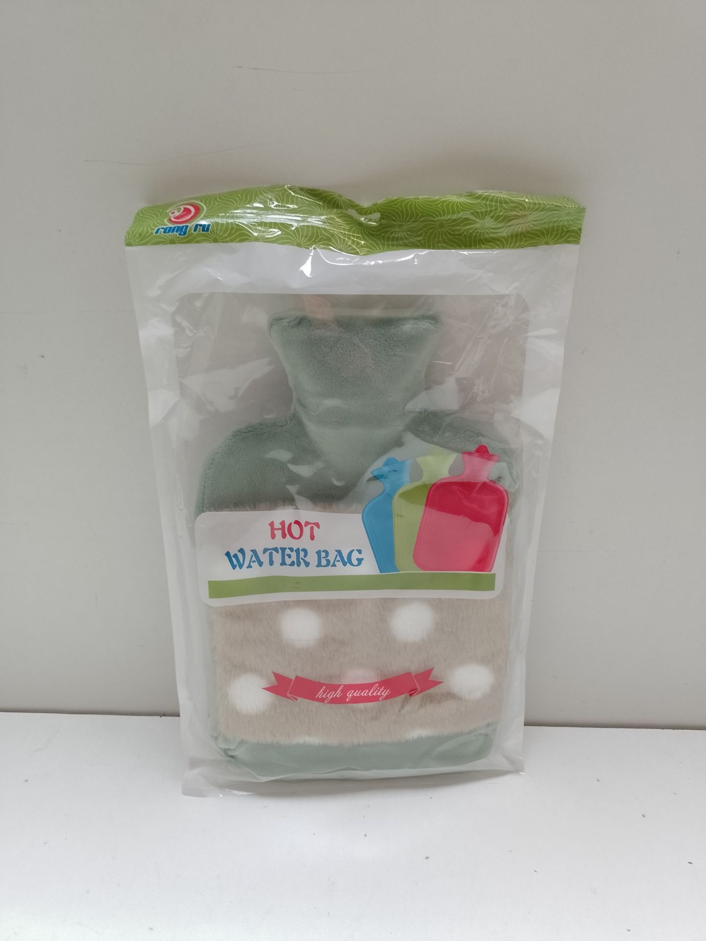 RRP £6.84 Hot Water Bottle with Soft Cover - Image 2 of 2