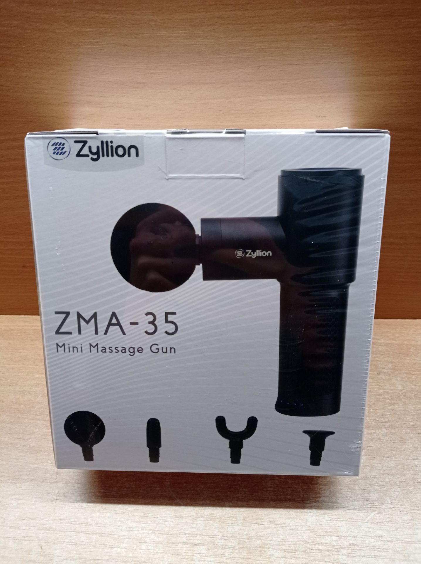 RRP £88.61 BRAND NEW STOCK Zyllion All-Metal Mini Massage Gun - Image 2 of 2