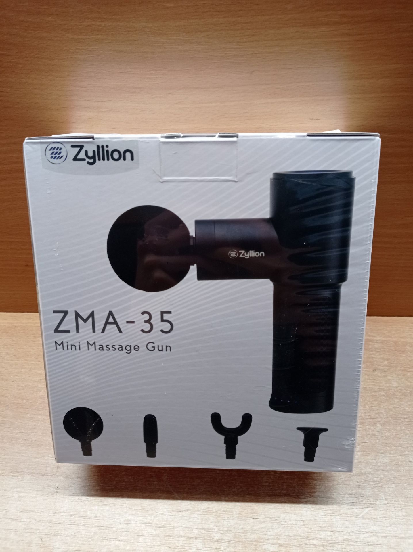 RRP £88.61 BRAND NEW STOCK Zyllion All-Metal Mini Massage Gun - Image 2 of 2