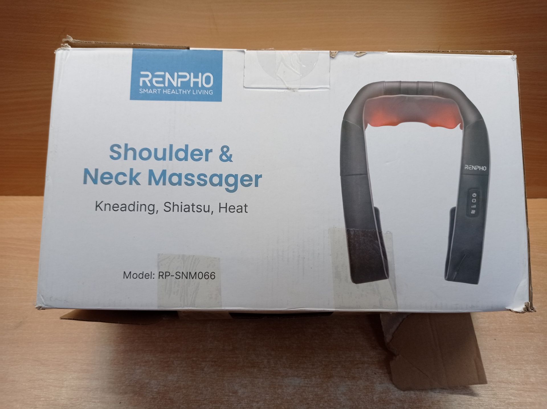 RRP £36.96 RENPHO Neck Massager with Adjustable Strap - Image 2 of 2