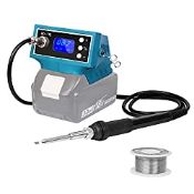 RRP £51.36 Mellif Cordless Digital Soldering Iron Station Kit