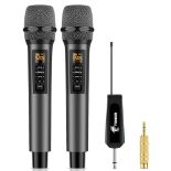 RRP £68.49 TONOR Wireless Microphones with Treble/Bass/Echo