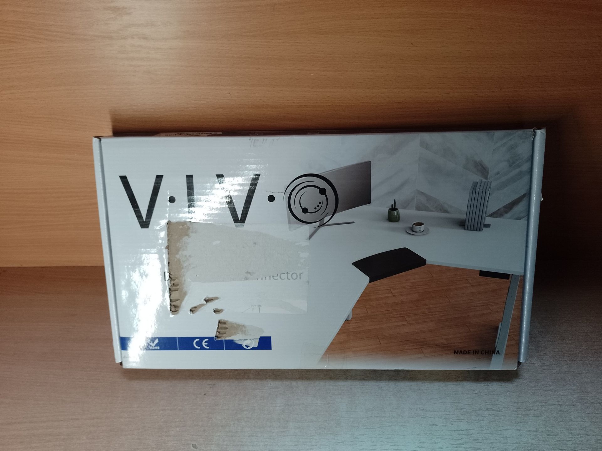 RRP £33.46 VIVO 17 inch Corner Desk Connector Platform for Mounting - Image 2 of 2