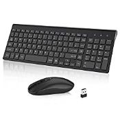 RRP £29.02 Wireless Keyboard and Mouse Set