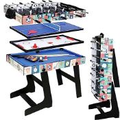 RRP £155.25 HLC 4 In 1 Multi Combination Sport Game Table Set for Kids Table Tennis Table
