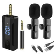 RRP £25.52 OSA Wireless Lavalier Microphones for Camera/Computer/Laptop/MacBook/Phone