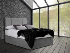 RRP £365.32 GHOST BEDS Fourpanel Venice Plush Divan Bed Set (No Mattress!)