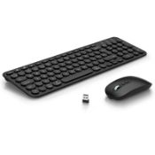 RRP £33.10 Rechargeable Bluetooth & Wireless Keyboard Mouse