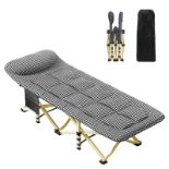 RRP £45.65 Bounabay Folding Camping Beds for adults