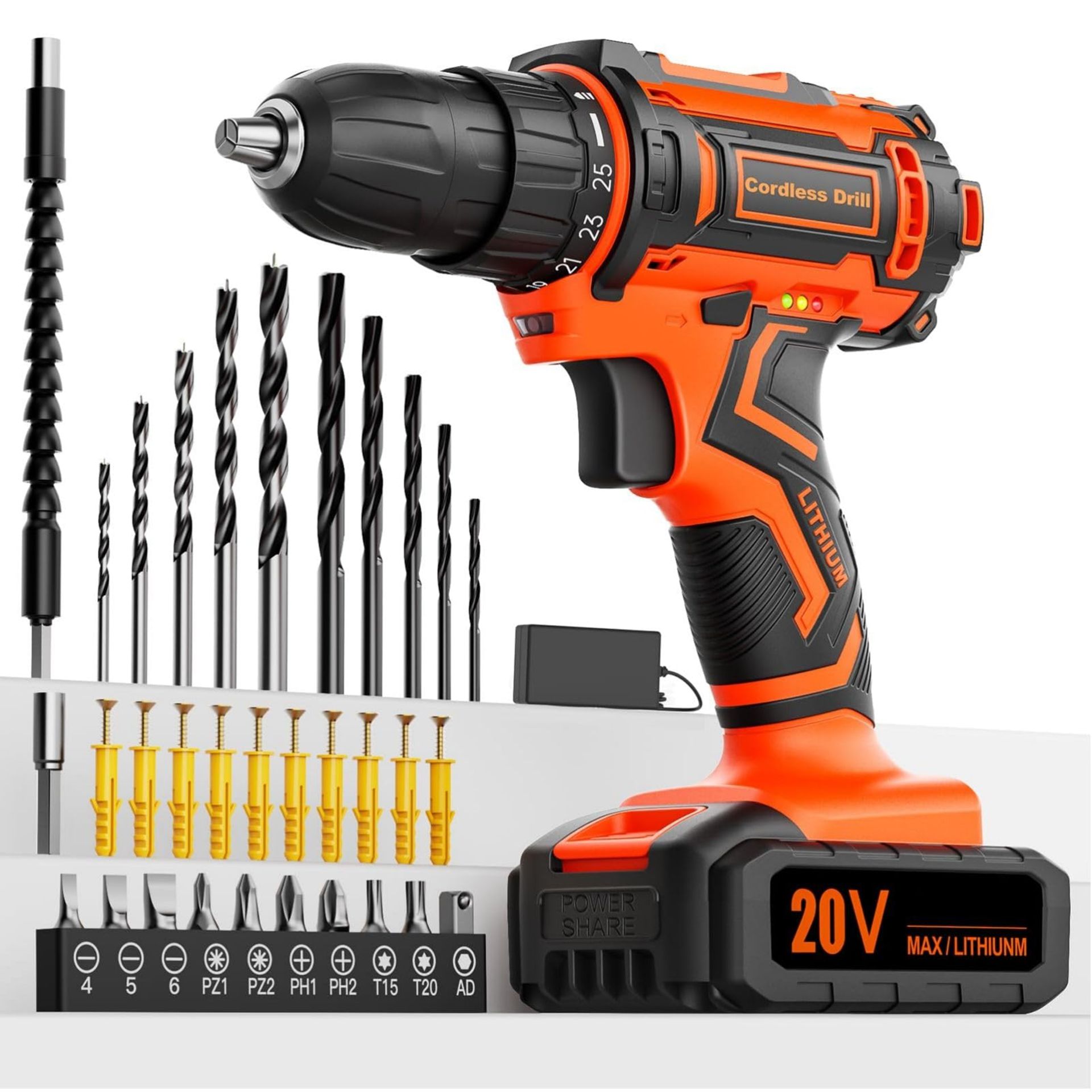 RRP £39.95 Acmaker Cordless Drill