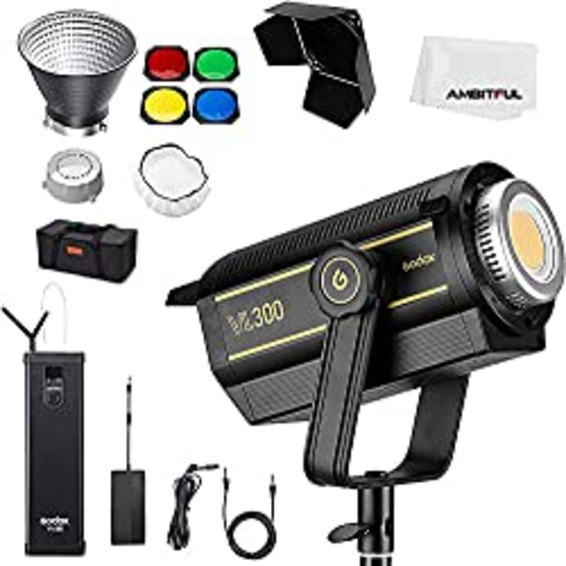 RRP £496.63 Godox VL300 VL300W 5600K White Version LED Video Light