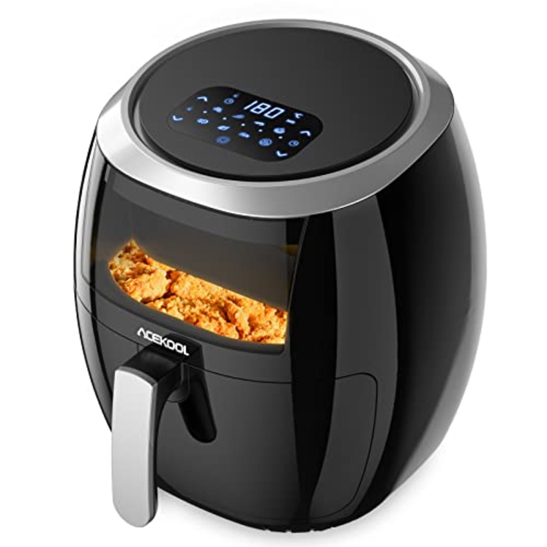 RRP £79.90 Acekool Air Fryer Oven Digital Large 8L Rapid Air Circulation