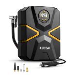 RRP £22.81 AstroAI Tyre Inflator Air Compressor 12V DC