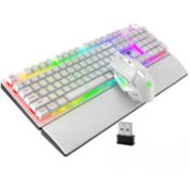 RRP £59.35 Wireless Gaming Keyboard and Mouse Combo Set