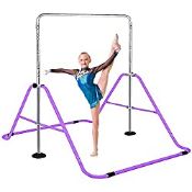 RRP £106.07 FBSPORT Kids Gymnastics Bar with Adjustable Height