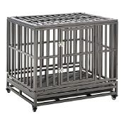 RRP £182.65 KELIXU Heavy Duty Dog Crate Large Dog cage Dog Kennels