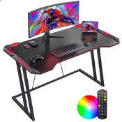 RRP £65.97 CubiCubi Gaming Desk with LED