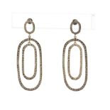 18ct Rose Gold Diamond Drop Earrings 2.32 Carats - Valued By AGI £5,995.00 - Stunning 18ct rose gold